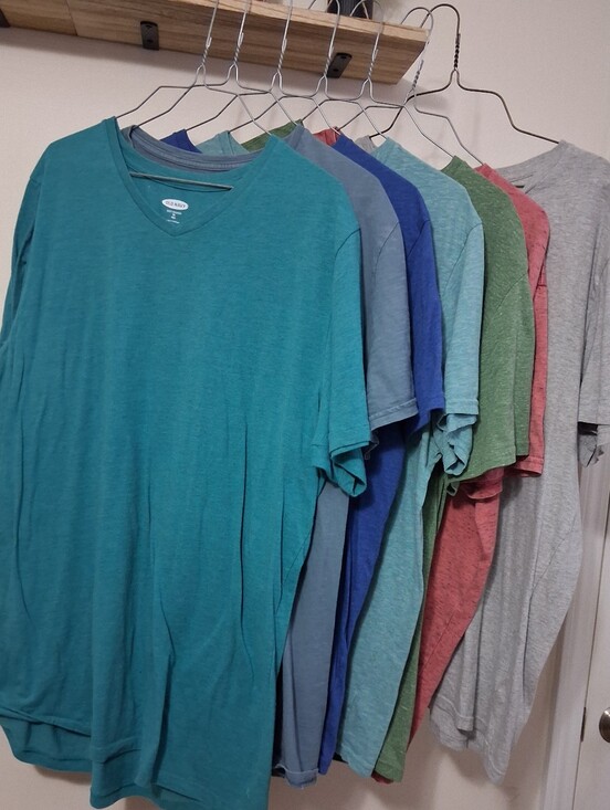 Mossimo Supply Co. Other - V-Neck T-Shirt Bundle - Classic Solid Short Sleeve 7 Colors